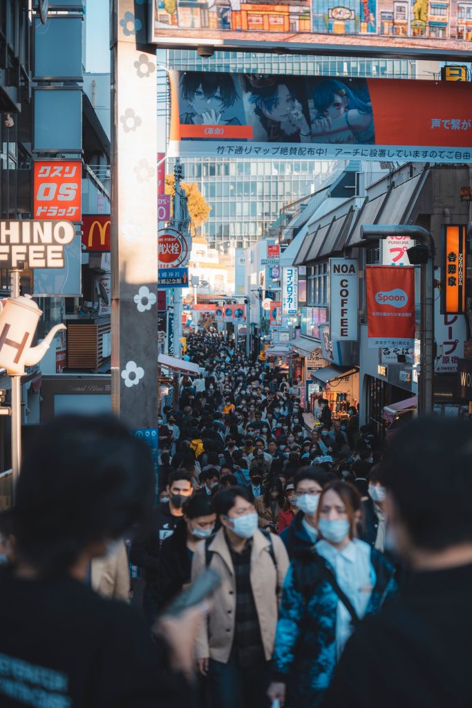 Calle de Harajuku en Tokio, epicentro de la cultura kawaii japonesa